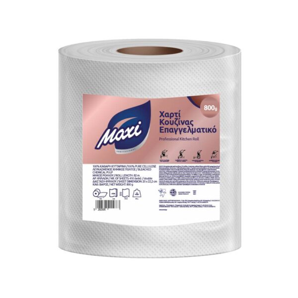 Χαρτί κουζίνας ΜΑΧΙ Satin 800 γρ.