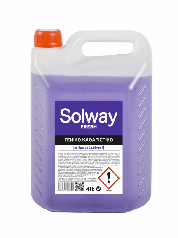 Υγρό γενικού καθαρισμού 4 λιτ λεβάντα Solway fresh Αλικον