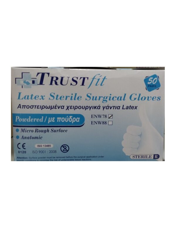 Γάντι latex εξεταστικό trust fit xl
