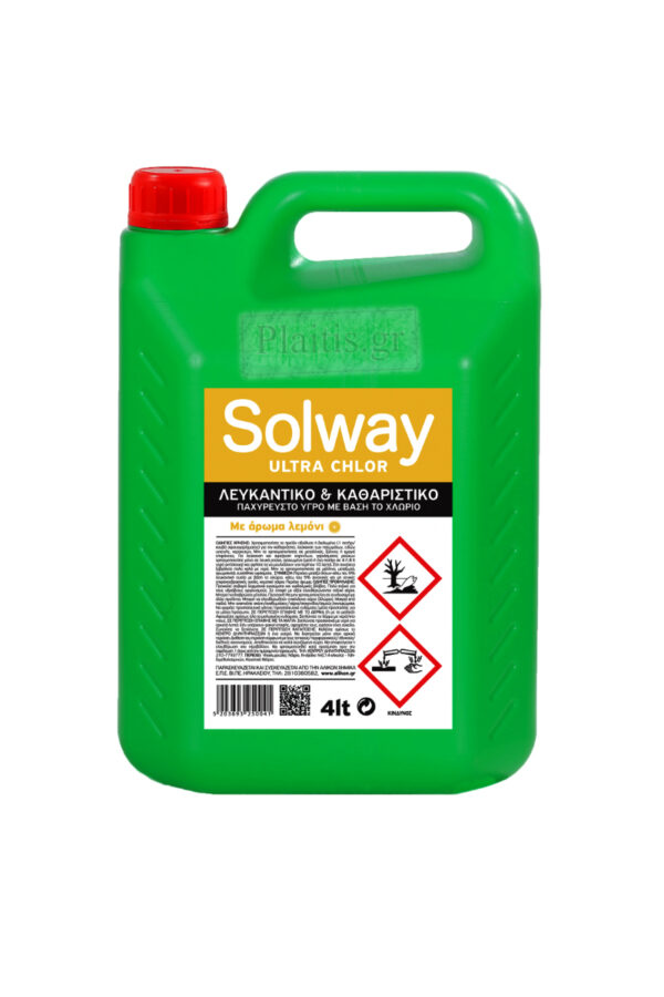Παχύρευστο καθαριστικό με χλώριο SOLWAY ULTRA CHLOR 4 lit ALIKON