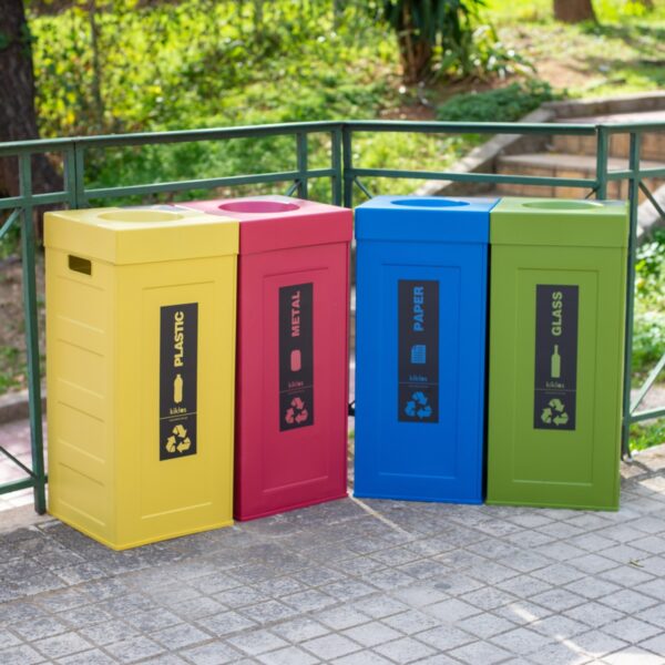 Κάδος ανακύκλωσης κίτρινος 70t Cubo