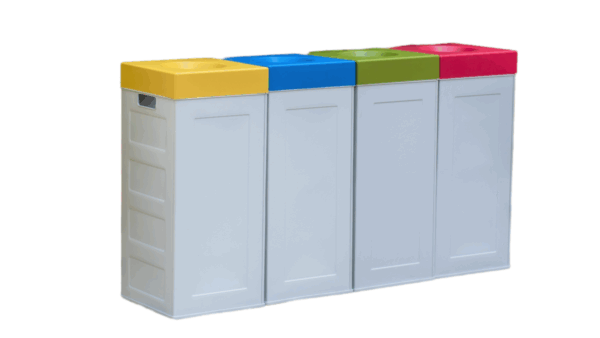 Κάδος ανακύκλωσης κίτρινος 70t Cubo