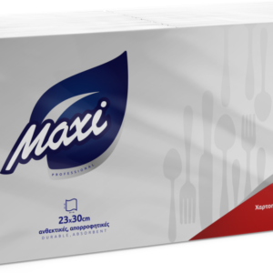 Χαρτοπετσέτα εστιατορίου Maxi σκληρή 23X30 750Τ