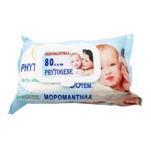 Μωρομάντηλα 80 τμχ με καπάκι
