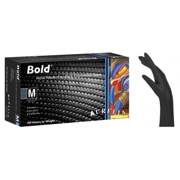 Γάντι νιτριλίου Bold Aurelia μαύρα small