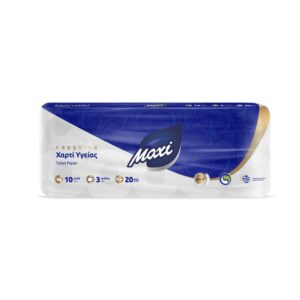 Χαρτί υγείας maxi 3ply 10x100gr deco χρώμα
