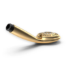 Gold Nozzles Dark Handheld Shower Head.H03.2k